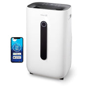 Clean Air Optima CA-708 Smart Luftentfeuchter in Weiß mit Smartphone und WLAN-App-Anzeige