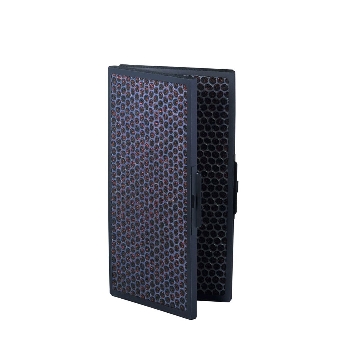 Blueair Pro Carbon(+) Ersatzfilter mit Wabenstruktur, aufgeklappte Ansicht von der Seite