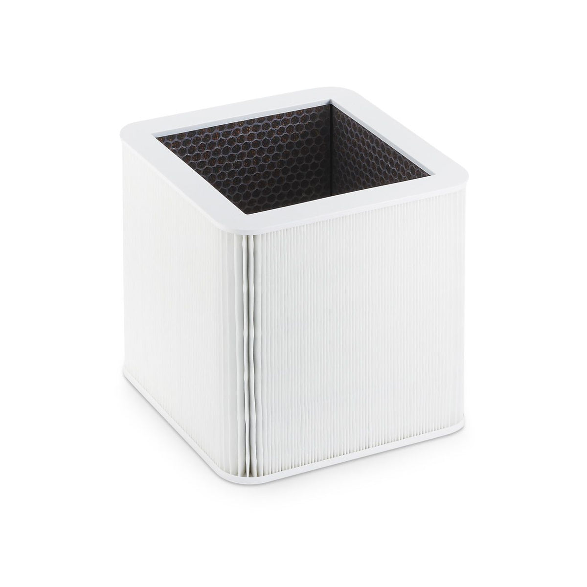 Blueair Blue Pure 211/221 Ersatzfilter, quaderförmig mit weißem Plissee-Außenfilter und Aktivkohleschicht innen