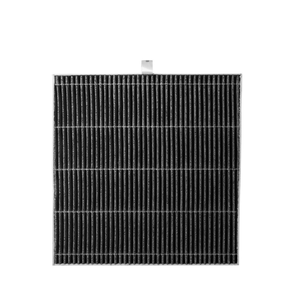 Blueair DustMagnet ComboFilter Ersatzfilter mit gefalteter Aktivkohle-HEPA-Filterfläche, Frontalansicht
