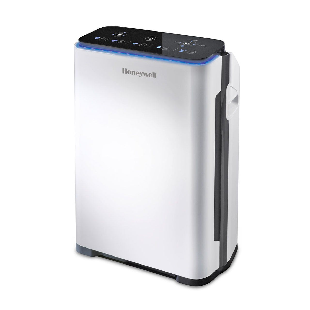 Honeywell Luftreiniger HPA 710WE in Weiß mit Bedienfeld, seitliche Ansicht