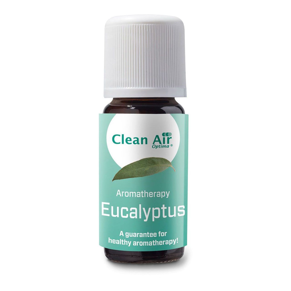 Clean Air Optima Aromatherapie Ätherisches Öl Eukalyptus, braunes Fläschchen mit weißem Verschluss
